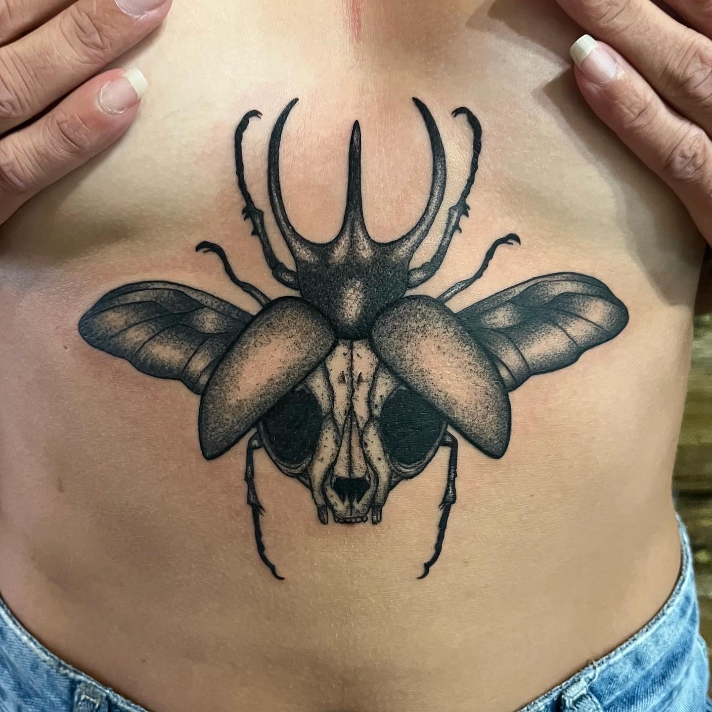 tatouage scarabé